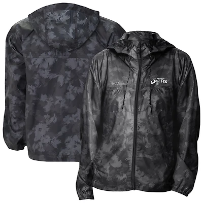 Columbia San Antonio Spurs Flash Challenger II Omni-Shade Full-Zip Windbreaker Jacket