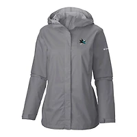 Columbia San Jose Sharks Arcadia Omni-Tech Full-Zip Hooded Rain Jacket