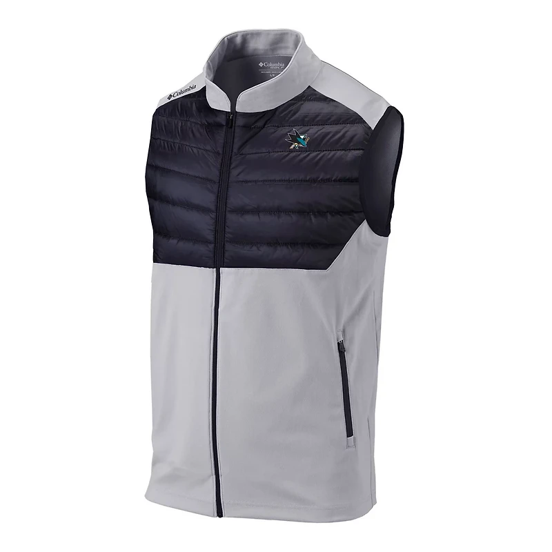 Columbia San Jose Sharks The Element Omni-Wick Full-Zip Vest