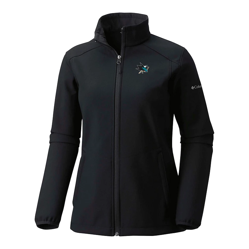 Columbia San Jose Sharks Kruser Ridge III Omni-Shield Softshell Full-Zip Jacket