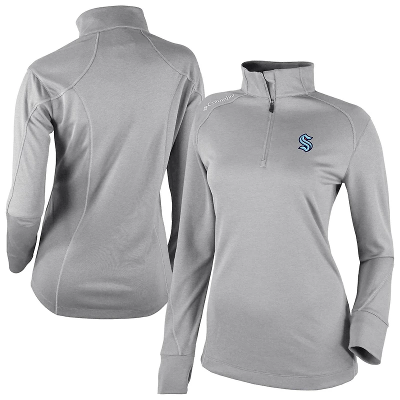 Columbia Seattle Kraken Shotgun Omni-Wick 20 Raglan Quarter-Zip Top