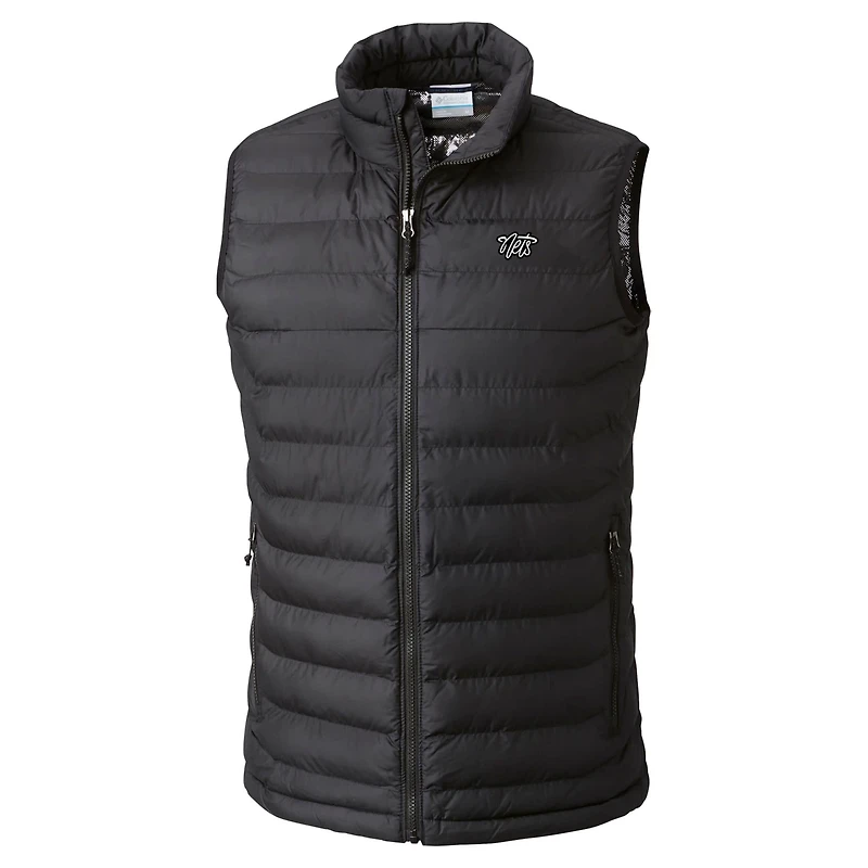 Columbia Sportswear Men’s Brooklyn Nets Powder Lite Omni-Heat Reflective Full-Zip Vest