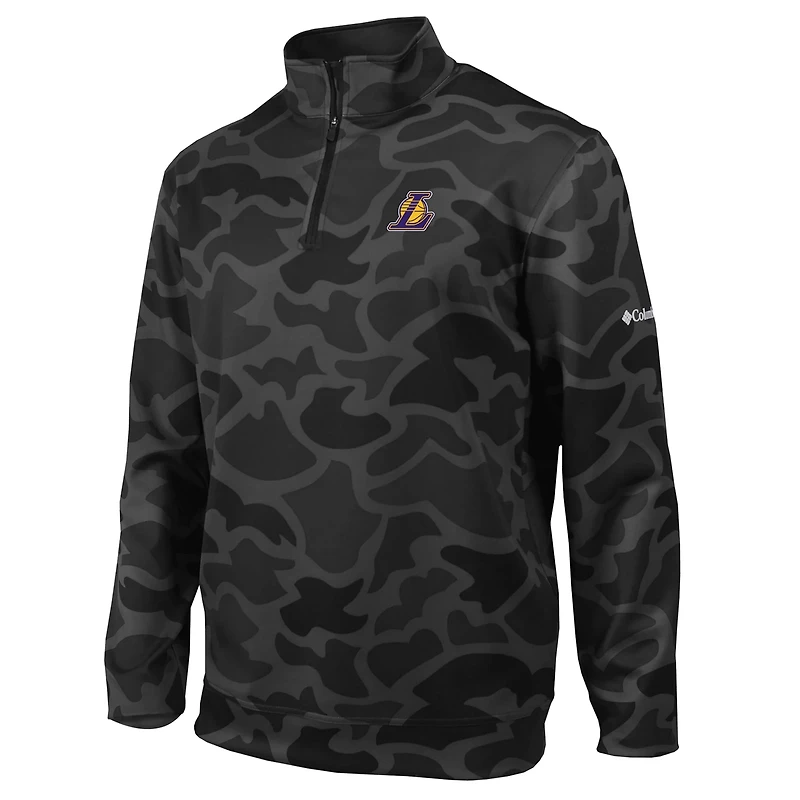 Columbia Sportswear Men’s Los Angeles Lakers Wickham Hills Omni-Wick 1/4-Zip Jacket