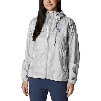Columbia Sportswear Women's Oklahoma City Thunder Flash Challenger Novelty Full Zip Windbreaker Jacket