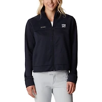 Columbia Sportswear Women's Utah Jazz Omni-Wick Cropped River Fleece Full Zip Jacket
