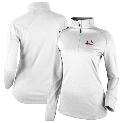 Columbia St Louis Cardinals Cooperstown Collection Shotgun 20 Omni-Wick Quarter-Zip Top