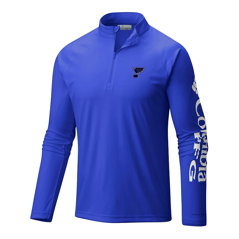 Columbia St Louis s Terminal Tackle Omni-Wick Raglan Quarter-Zip Top