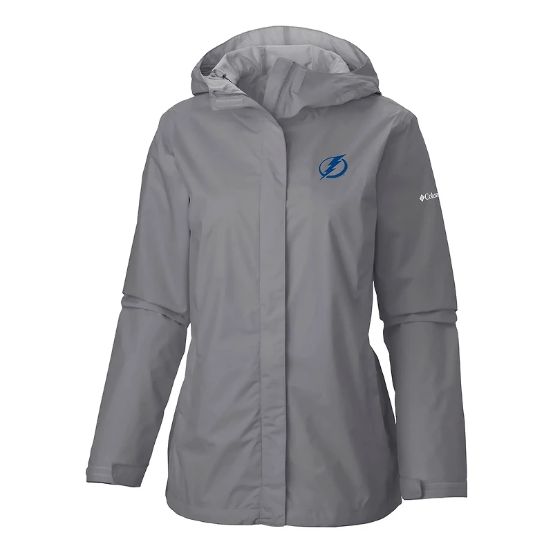 Columbia Tampa Bay Lightning Arcadia Omni-Tech Full-Zip Hooded Rain Jacket