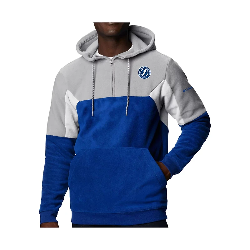 Columbia Tampa Bay Lightning Lodge Fleece Quarter-Zip Hoodie