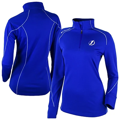 Columbia Tampa Bay Lightning Shotgun Omni-Wick 20 Raglan Quarter-Zip Top