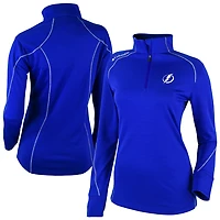Columbia Tampa Bay Lightning Shotgun Omni-Wick 20 Raglan Quarter-Zip Top