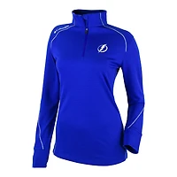 Columbia Tampa Bay Lightning Shotgun Omni-Wick 20 Raglan Quarter-Zip Top