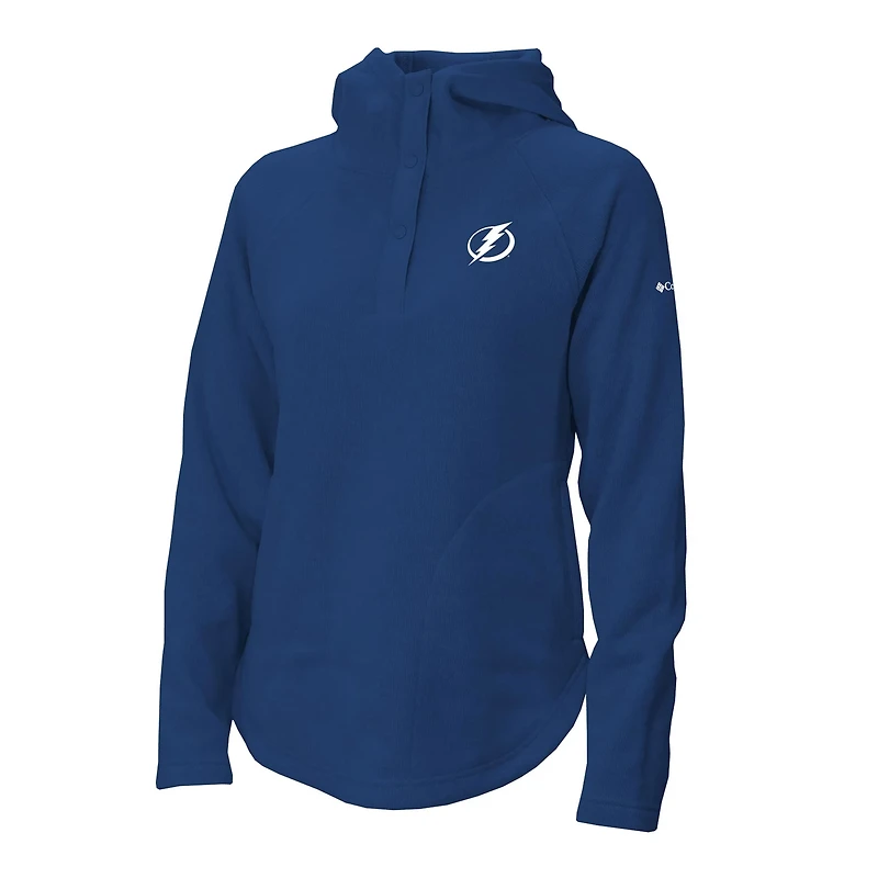 Columbia Tampa Bay Lightning Sweater Weather Quarter-Snap Hoodie