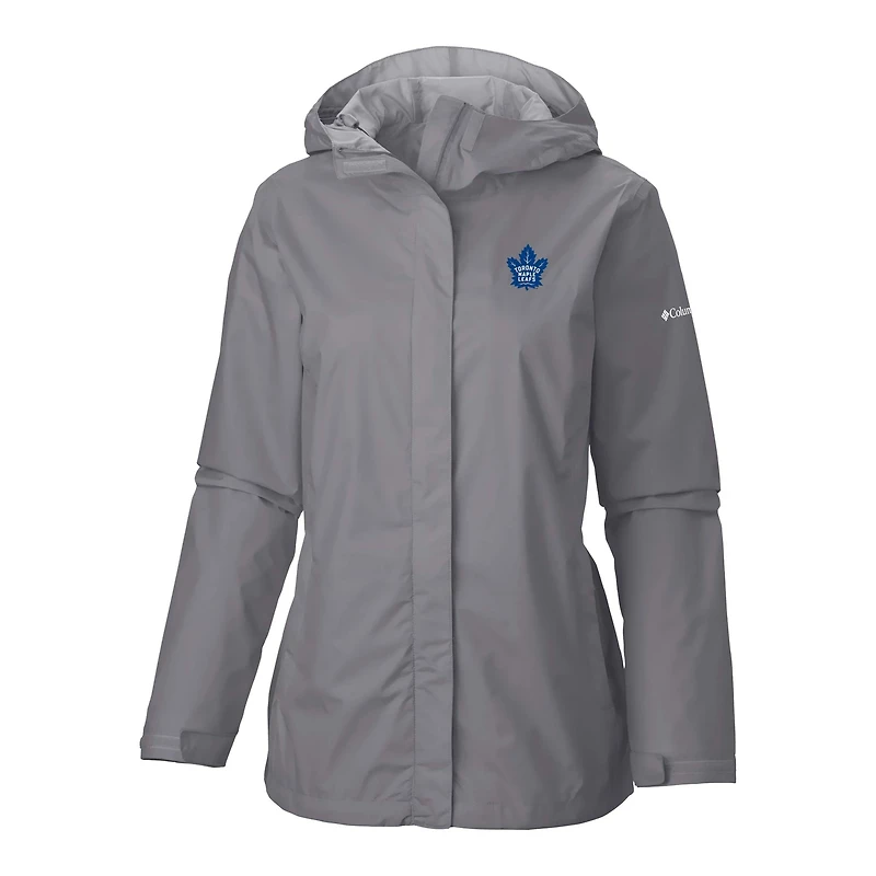 Columbia Toronto Maple Leafs Arcadia Omni-Tech Full-Zip Hooded Rain Jacket