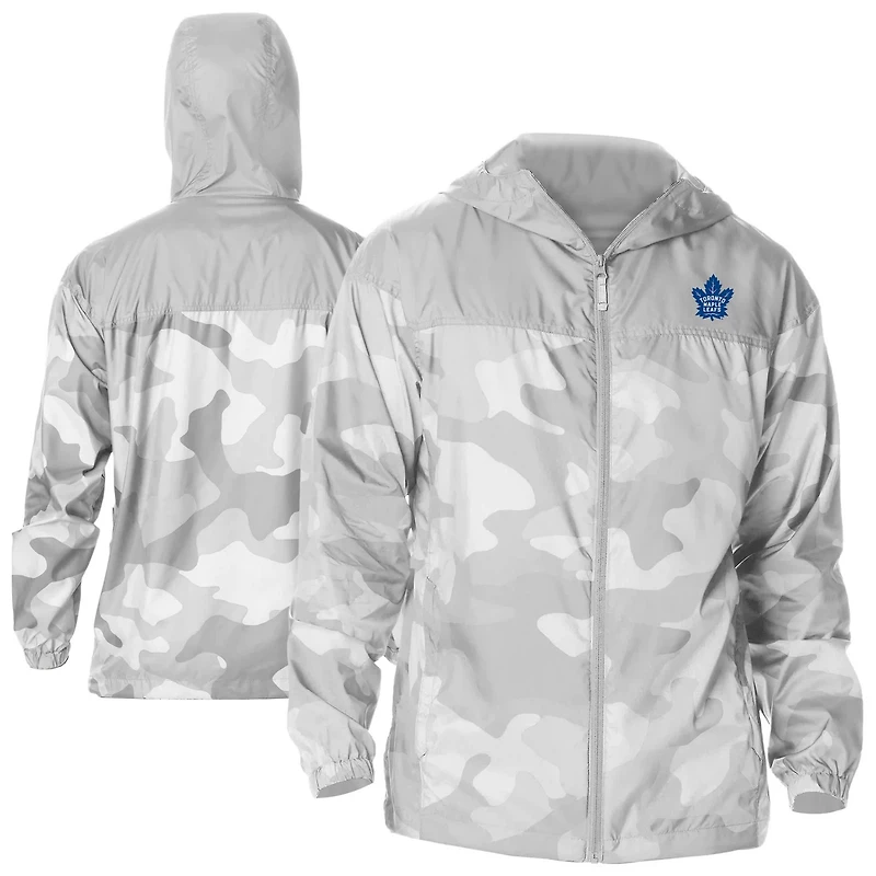 Columbia Toronto Maple Leafs Camo Flash Challenger Omni-Shade Full-Zip Hoodie Windbreaker Jacket