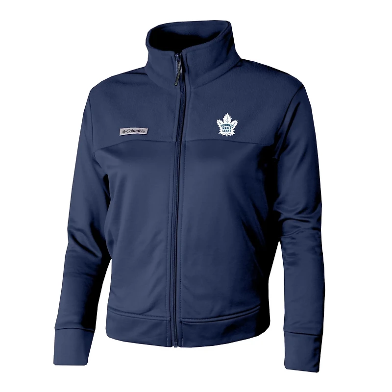 Columbia Toronto Maple Leafs Omni-Wick Cropped River Fleece Full-Zip Jacket