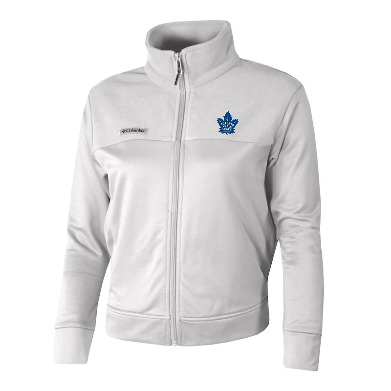 Columbia Toronto Maple Leafs Omni-Wick Cropped River Fleece Full-Zip Jacket