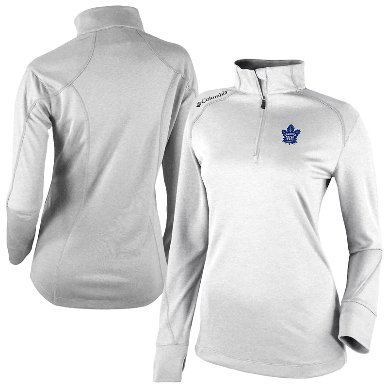 Columbia Toronto Maple Leafs Omni-Wick Shotgun 20 Quarter-Zip Pullover Top