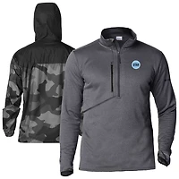 Columbia Utah Hockey Club Camo Flash Challenger Omni-Shade Full-Zip Hoodie Windbreaker Jacket