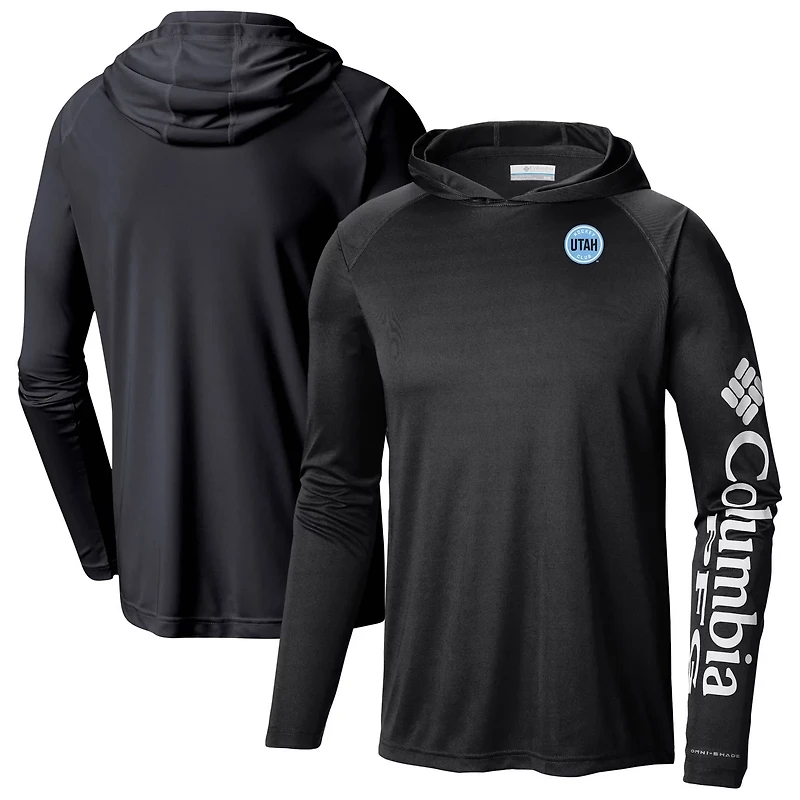 Columbia Utah Hockey Club Terminal Tackle Omni-Shade Raglan Pullover Hoodie