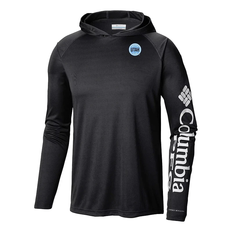 Columbia Utah Hockey Club Terminal Tackle Omni-Shade Raglan Pullover Hoodie