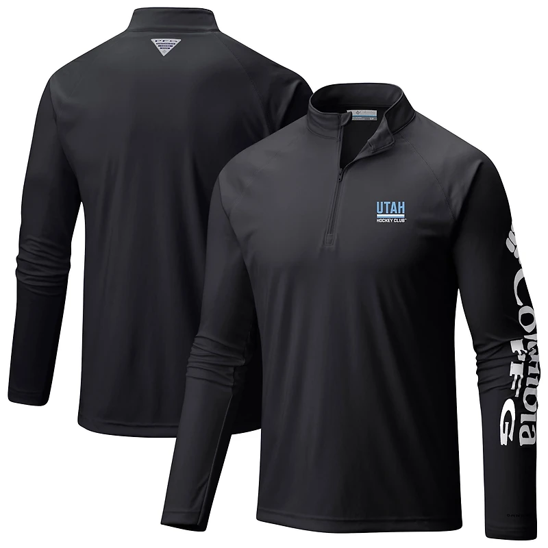 Columbia Utah Hockey Club Terminal Tackle Omni-Wick Raglan Quarter-Zip Top