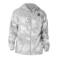 Columbia Vancouver Canucks Camo Flash Challenger Omni-Shade Full-Zip Hoodie Windbreaker