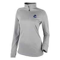 Columbia Vancouver Canucks Shotgun Omni-Wick 20 Raglan Quarter-Zip Top