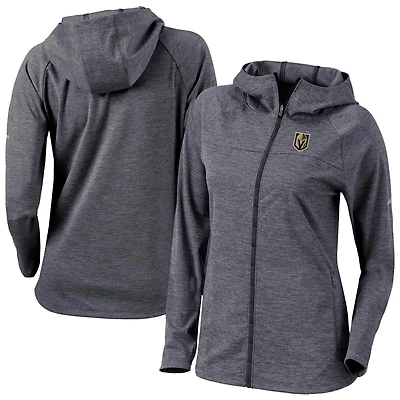 Columbia Vegas Golden Knights Half Shot Omni-Wick Raglan Full-Zip Hoodie