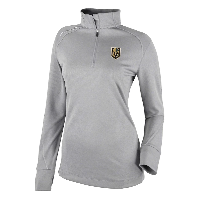 Columbia Vegas Golden Knights Shotgun Omni-Wick 20 Raglan Quarter-Zip Top