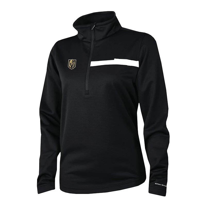 Columbia Vegas Golden Knights Skiff Guide Fleece Omni-Shade Quarter-Zip Jacket