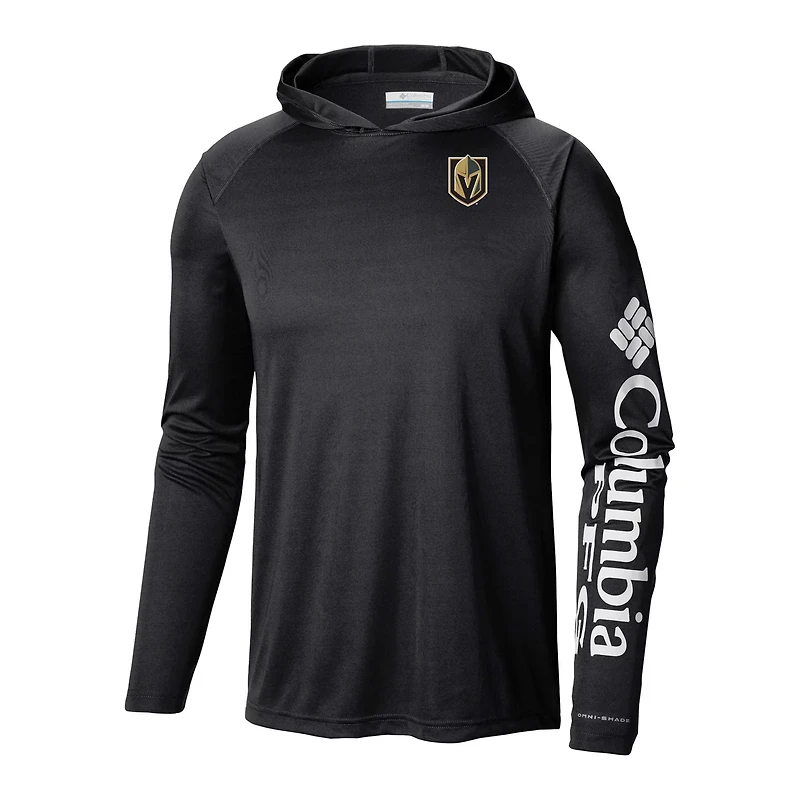 Columbia Vegas Golden Knights Terminal Tackle Omni-Shade Raglan Pullover Hoodie