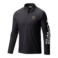 Columbia Vegas Golden Knights Terminal Tackle Omni-Wick Raglan Quarter-Zip Top