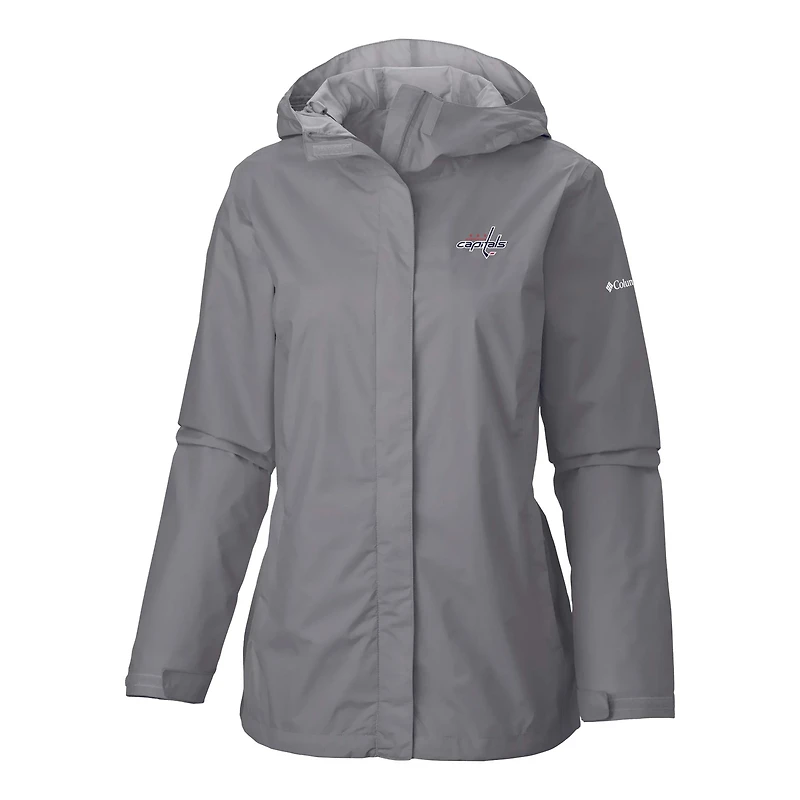 Columbia Washington Capitals Arcadia Omni-Tech Full-Zip Hooded Rain Jacket