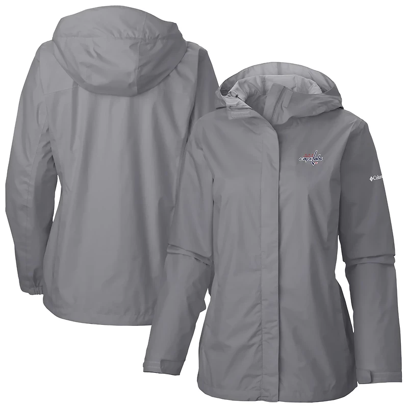 Columbia Washington Capitals Arcadia Omni-Tech Full-Zip Hooded Rain Jacket