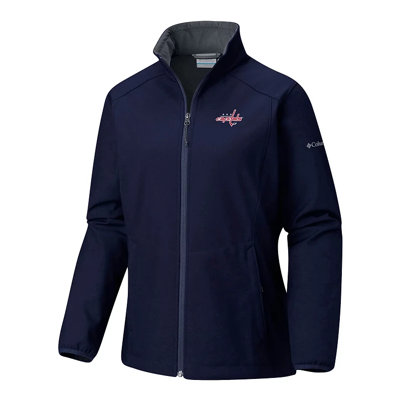 Columbia Washington Capitals Kruser Ridge II Shoftshell Full-Zip Jacket