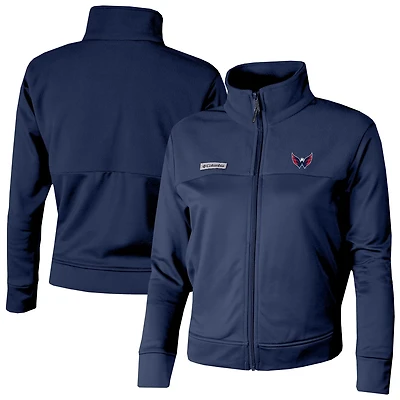 Columbia Washington Capitals Omni-Wick Cropped River Fleece Full-Zip Jacket