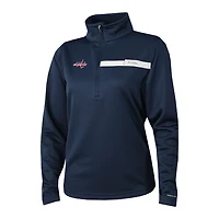 Columbia Washington Capitals Skiff Guide Fleece Omni-Shade Quarter-Zip Jacket