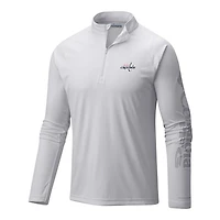 Columbia Washington Capitals Terminal Tackle Omni-Wick Raglan Quarter-Zip Top
