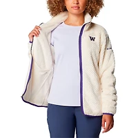 Columbia Washington Huskies Fireside II Sherpa Full-Zip Jacket