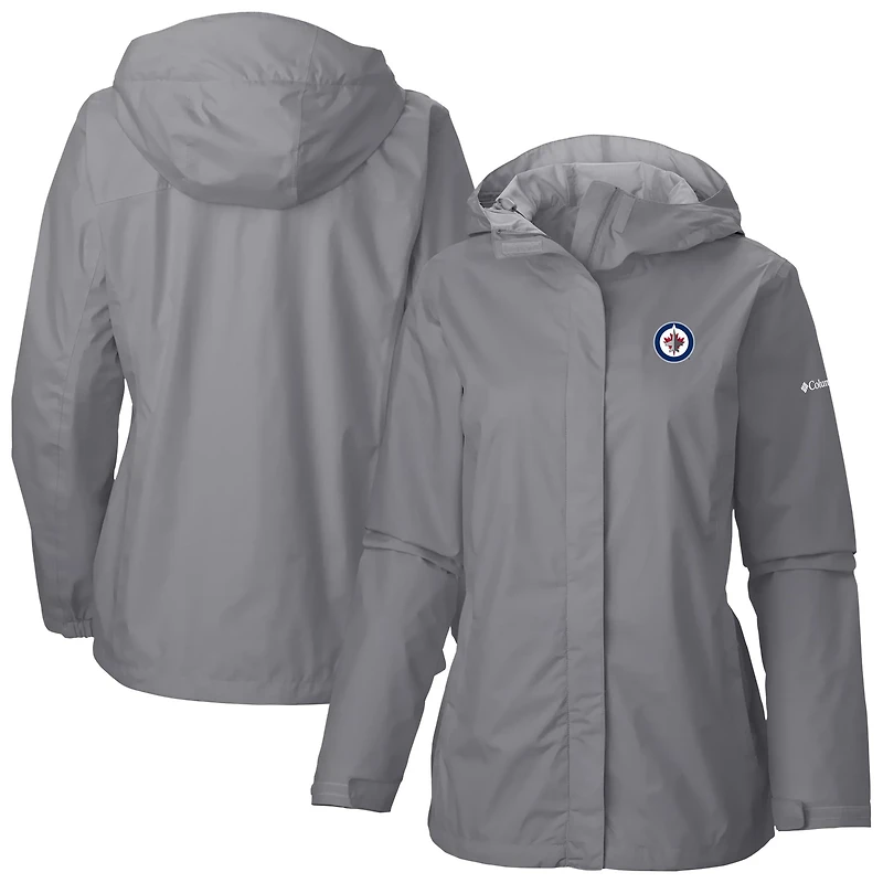 Columbia Winnipeg Jets Arcadia Omni-Tech Full-Zip Hooded Rain Jacket