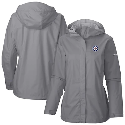 Columbia Winnipeg Jets Arcadia Omni-Tech Full-Zip Hooded Rain Jacket