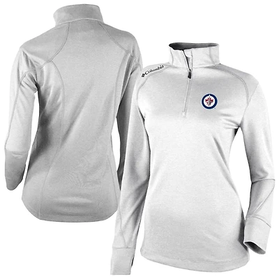 Columbia Winnipeg Jets Omni-Wick Shotgun 20 Quarter-Zip Pullover Top