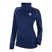 Columbia Winnipeg Jets Shotgun Omni-Wick 20 Raglan Quarter-Zip Top