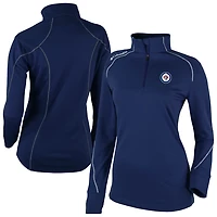Columbia Winnipeg Jets Shotgun Omni-Wick 20 Raglan Quarter-Zip Top