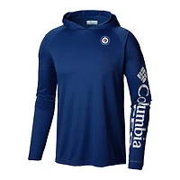 Columbia Winnipeg Jets Terminal Tackle Omni-Shade Raglan Pullover Hoodie