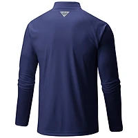 Columbia Winnipeg Jets Terminal Tackle Omni-Wick Raglan Quarter-Zip Top