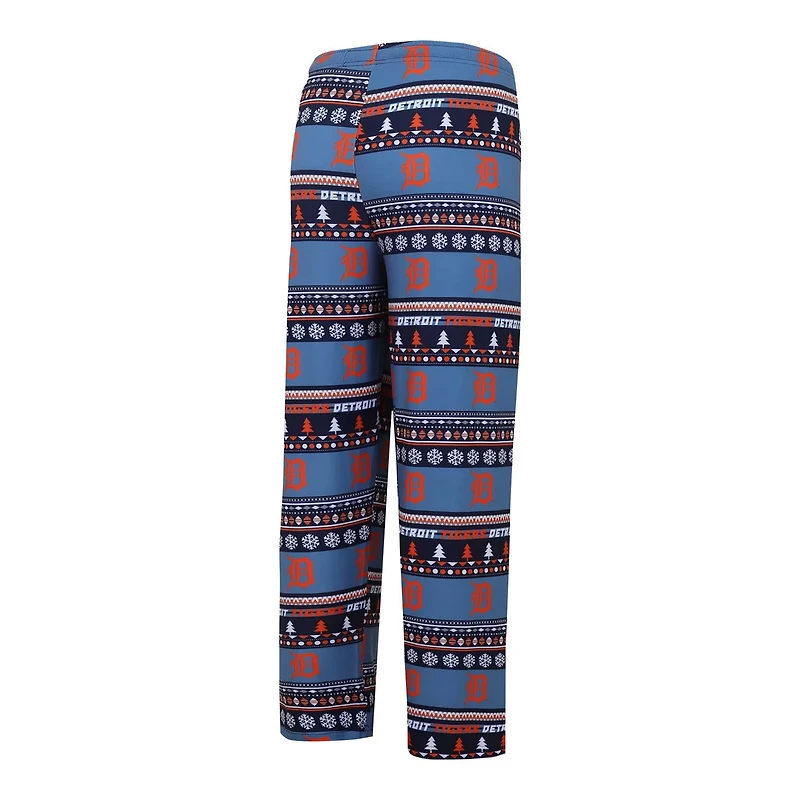 Concepts Sport Detroit Tigers Knit Ugly Sweater Long Sleeve Top  Pants Set
