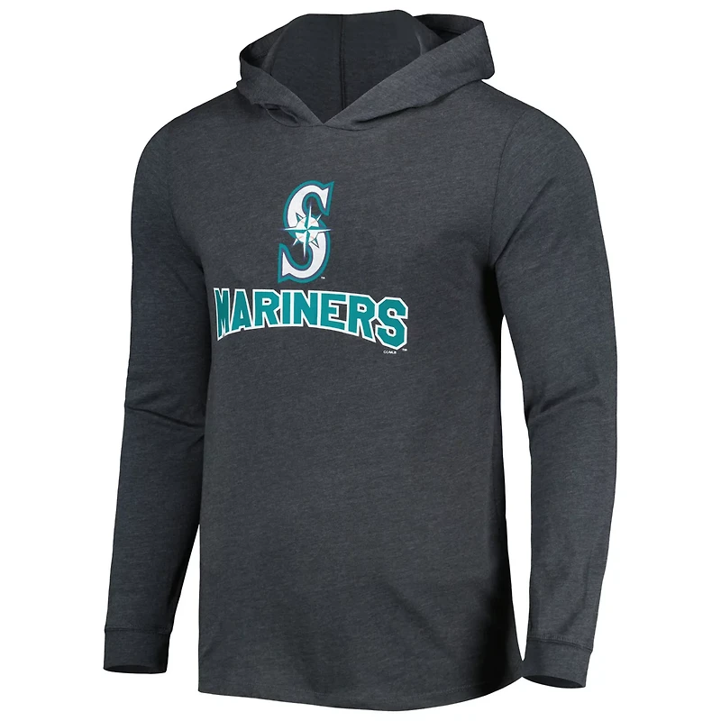 Concepts Sport Heather Charcoal Seattle Mariners Meter Hoodie  Joggers Set