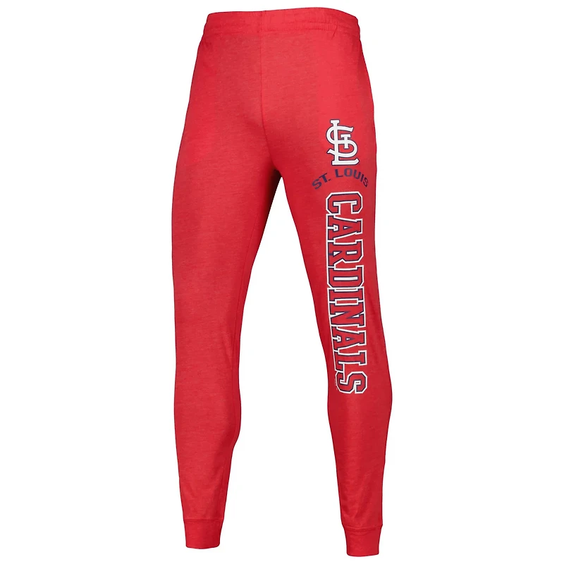 Concepts Sport Heather Charcoal St Louis Cardinals Meter Pullover Hoodie  Joggers Set